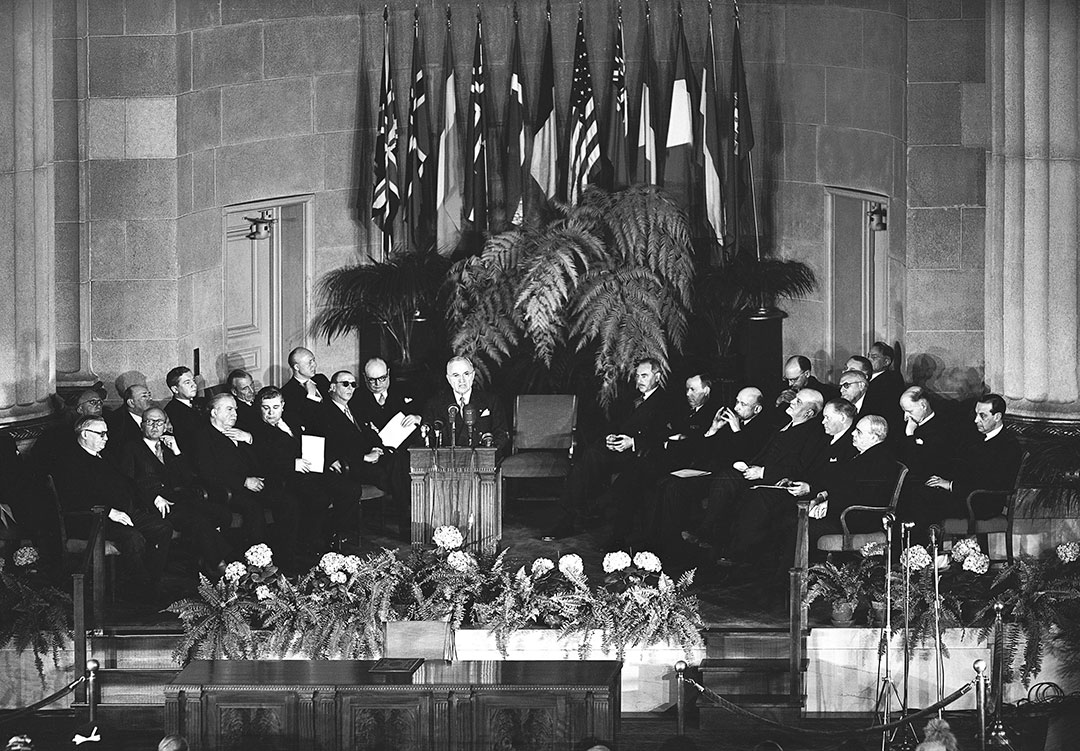 1949 год организация. Собрание НАТО 1949. 4 Апреля 1949 НАТО. Блок НАТО 1949.